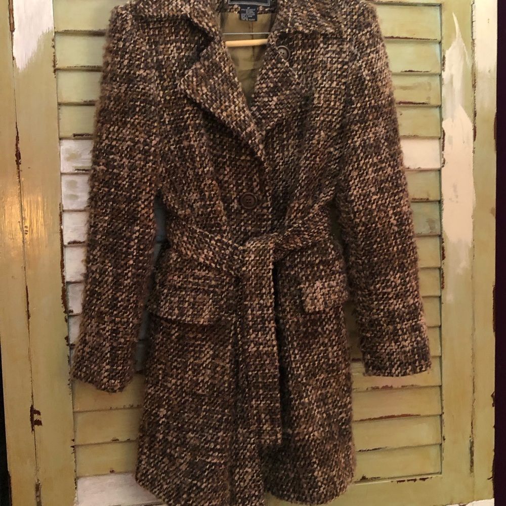 Brown Boucle coat